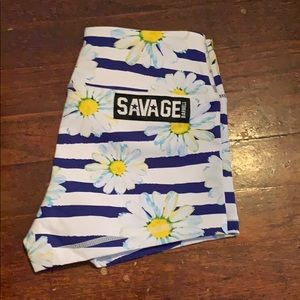Savage Barbell Booty shorts